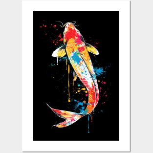 Colorful Koi Fish Posters and Art